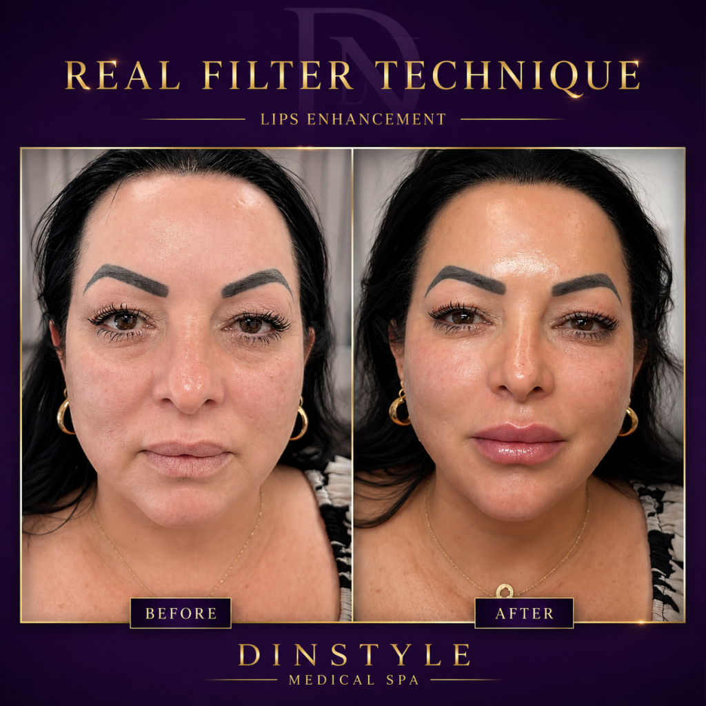 Medical Spa facial spa skin care lip fillers skin tightening treatment at DIN STYLE BRICKELL